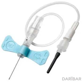 Игла-бабочка для забора крови Beeflyject® 23Gх3/4'' (синий цвет)