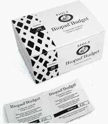 Спиртовая салфетка 65х60мм Biopad Budget однократного применения